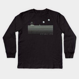 Retro Stargate Kids Long Sleeve T-Shirt